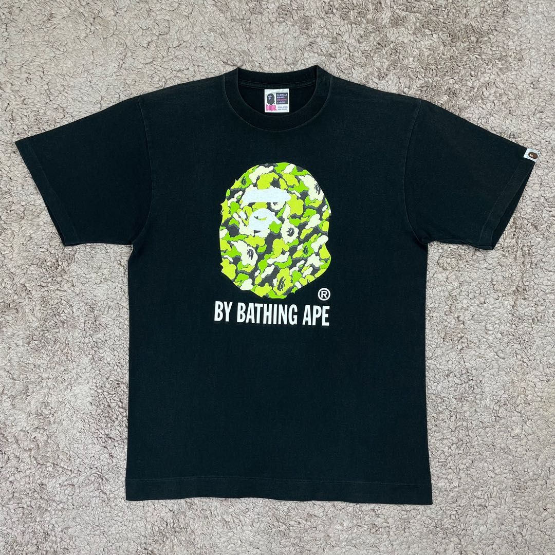 Vintage Bape x Kaws T shirt Men s Fashion Tops Sets Tshirts Polo Shirts on Carousell