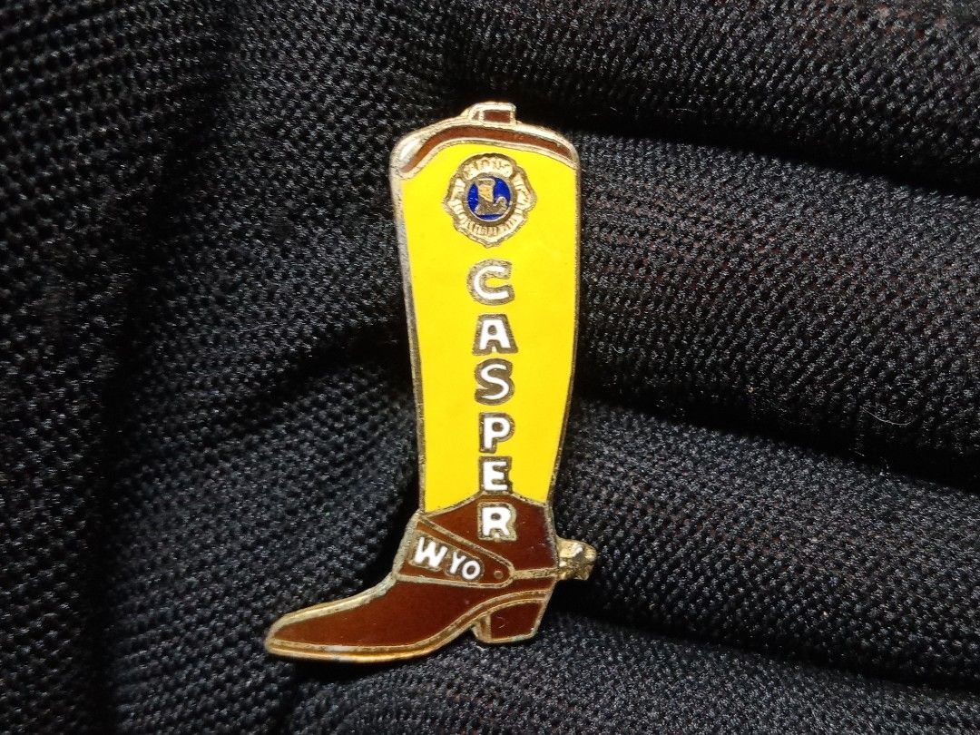 Vintage Casper Wyo Metal Pin (Category: Vintage Collectibles) located in San Pablo. Submitted by fredambion (Listing ID 1214924332, Image 1). Description: *What You See Is What You Get *Vintage Casper Wyo Metal Pin *For Only 50 *Gold Tone *Lion's International Collectible Pin *No Pin or Pin Stem / As is *Check Pictures *Payment via Gcash or Palawan Express *Shipping via JRS Express Door to Door or LBC Cop Branch Pick Up *Meet up San Pablo City La