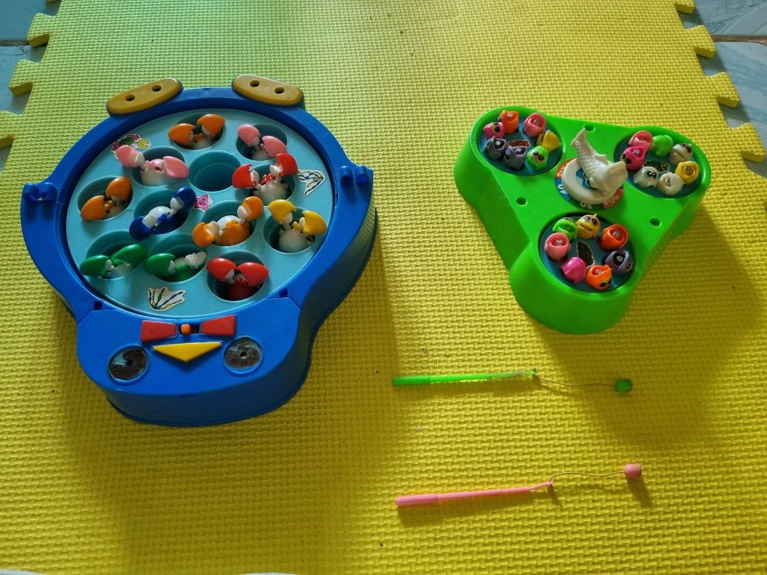 Vintage fishing game (defective), Hobbies & Toys, Toys & Games on Carousell