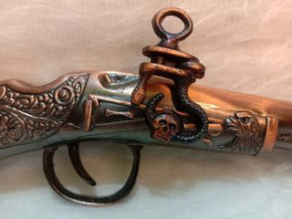 Vintage Pirate Pistol Gun Lighter (Brass)