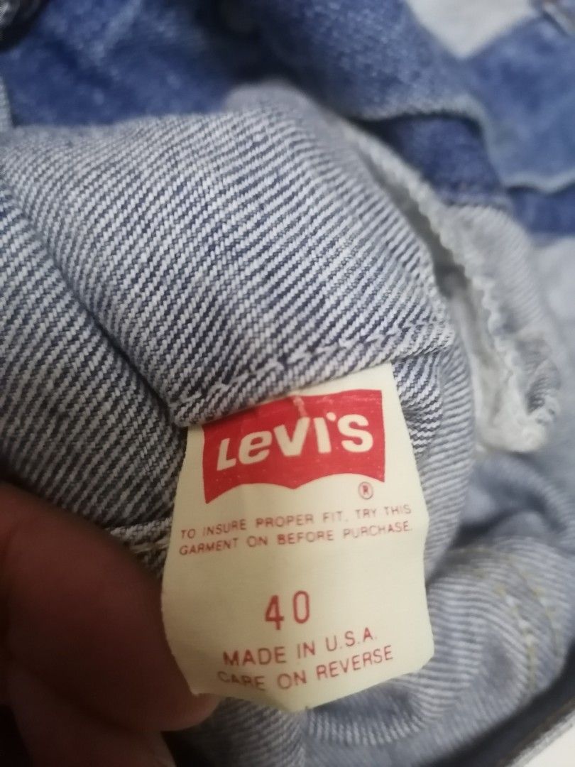 Vtg Levis denim jacket button 523, Men's Fashion, Coats, Jackets and