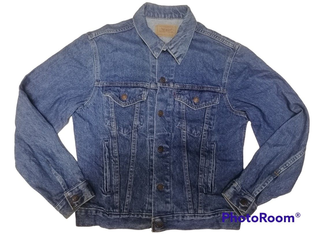 Vtg Levis denim jacket button 523, Men's Fashion, Coats, Jackets and