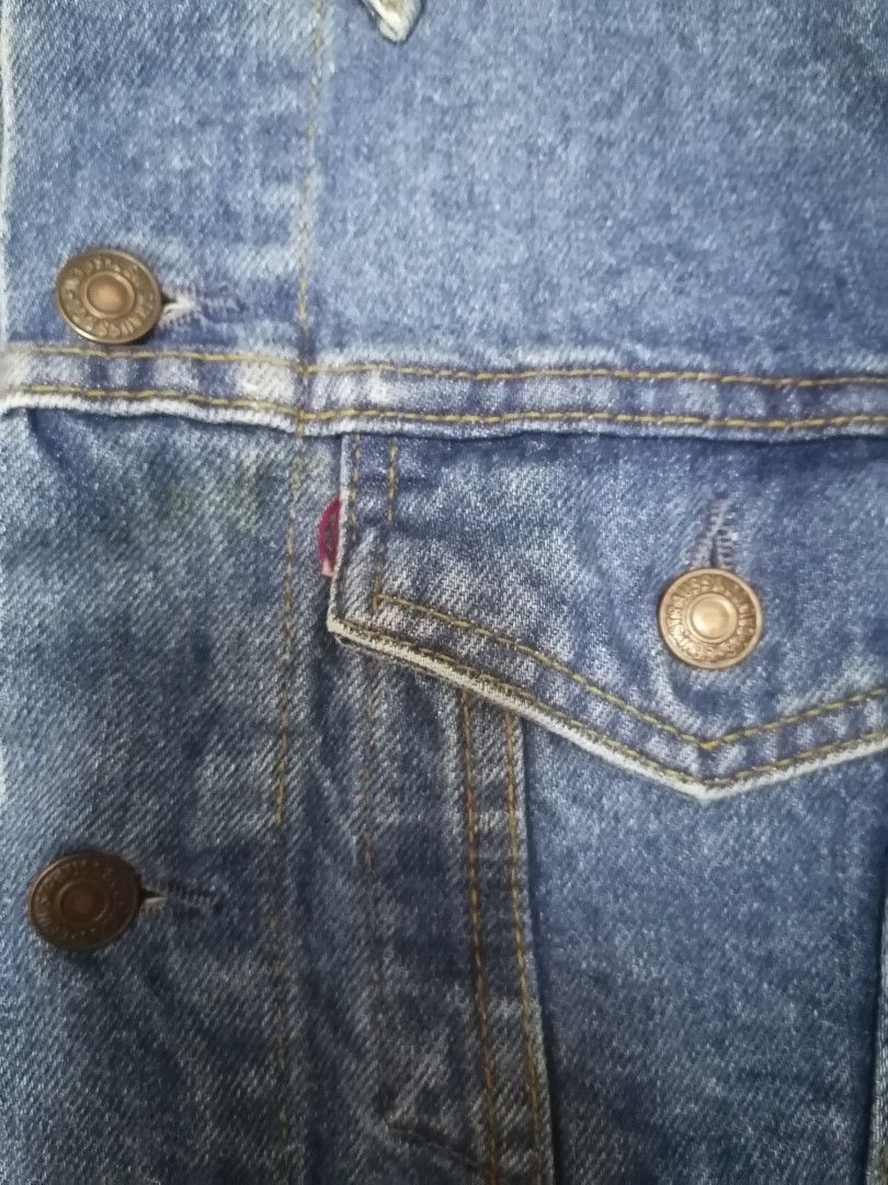 Vtg Levis denim jacket button 523, Men's Fashion, Coats, Jackets and