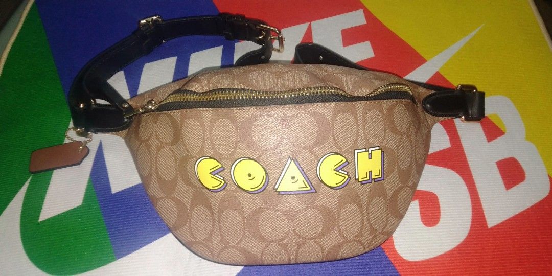 WAISTBAG COACH PAC MAN Men s Fashion Bags Sling Bags on Carousell