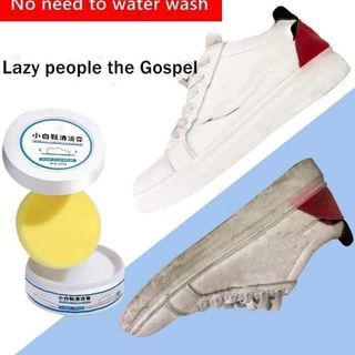 White Shoe Cleaning Cream Multipurpose Sports Shoe Cleaner Leather Shoes Bags Effective Dirt Rem