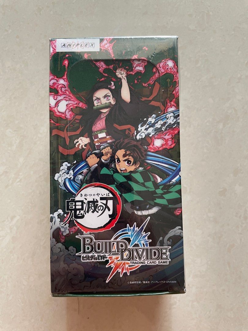 Box Build Divide Vampire WTS Build Divide Tie-up Booster Box Demon Slayer: Kimetsu no Yaiba ...