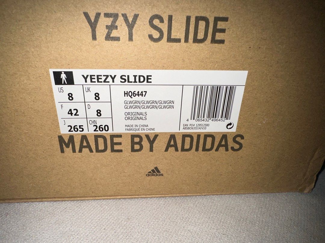 adidas gazelle silver green womens Adidas Yeezy Slide Green Glow  SneakCenter