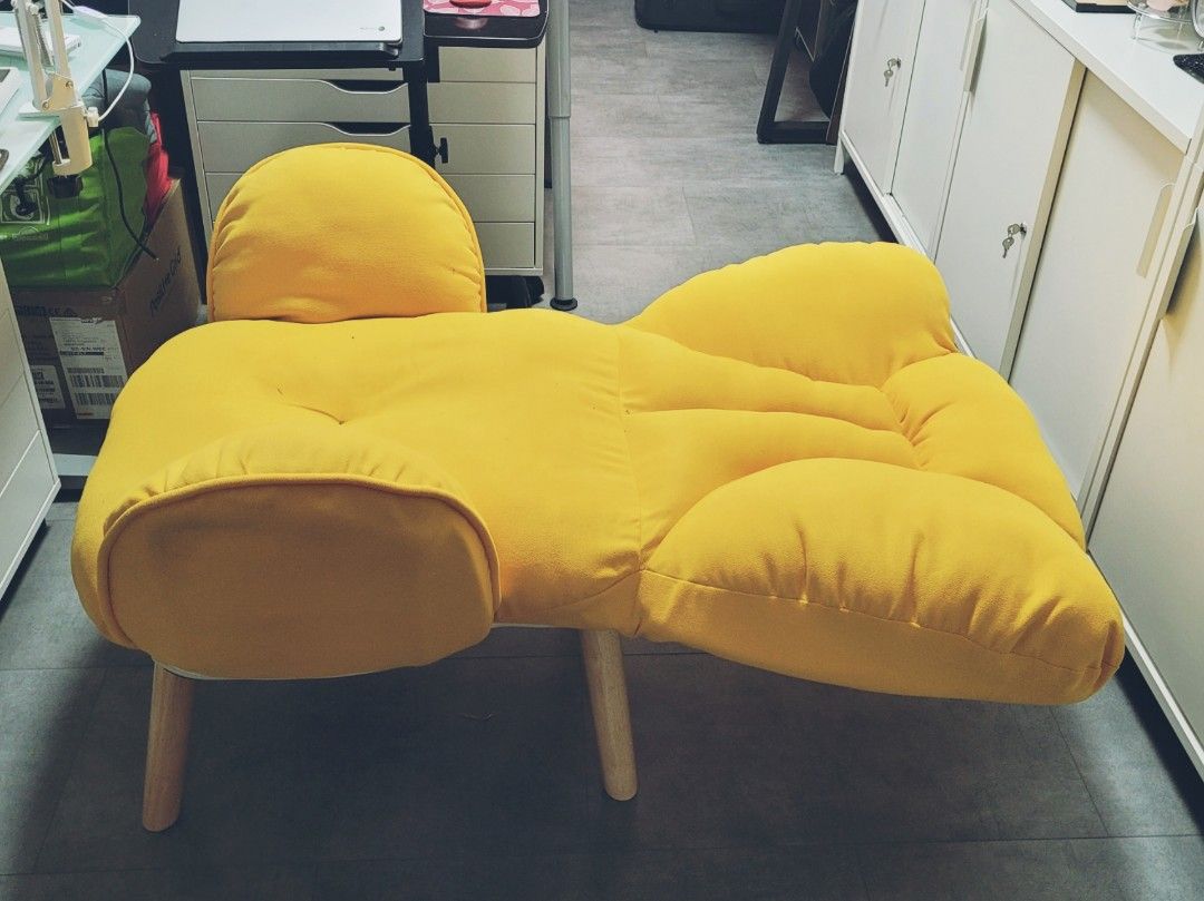 yellow-sofa-chair-furniture-home-living-furniture-chairs-on-carousell