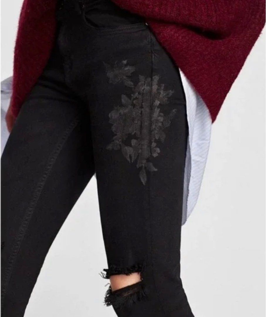 Zara Skinny Jeans (Category: Jeans) located in Paranaque City. Submitted by clutter_to_go (Listing ID 1214750610, Image 2). Description: Size is Eur 40 but this is small in size. I am usually size 34-36 and this fits me well. .