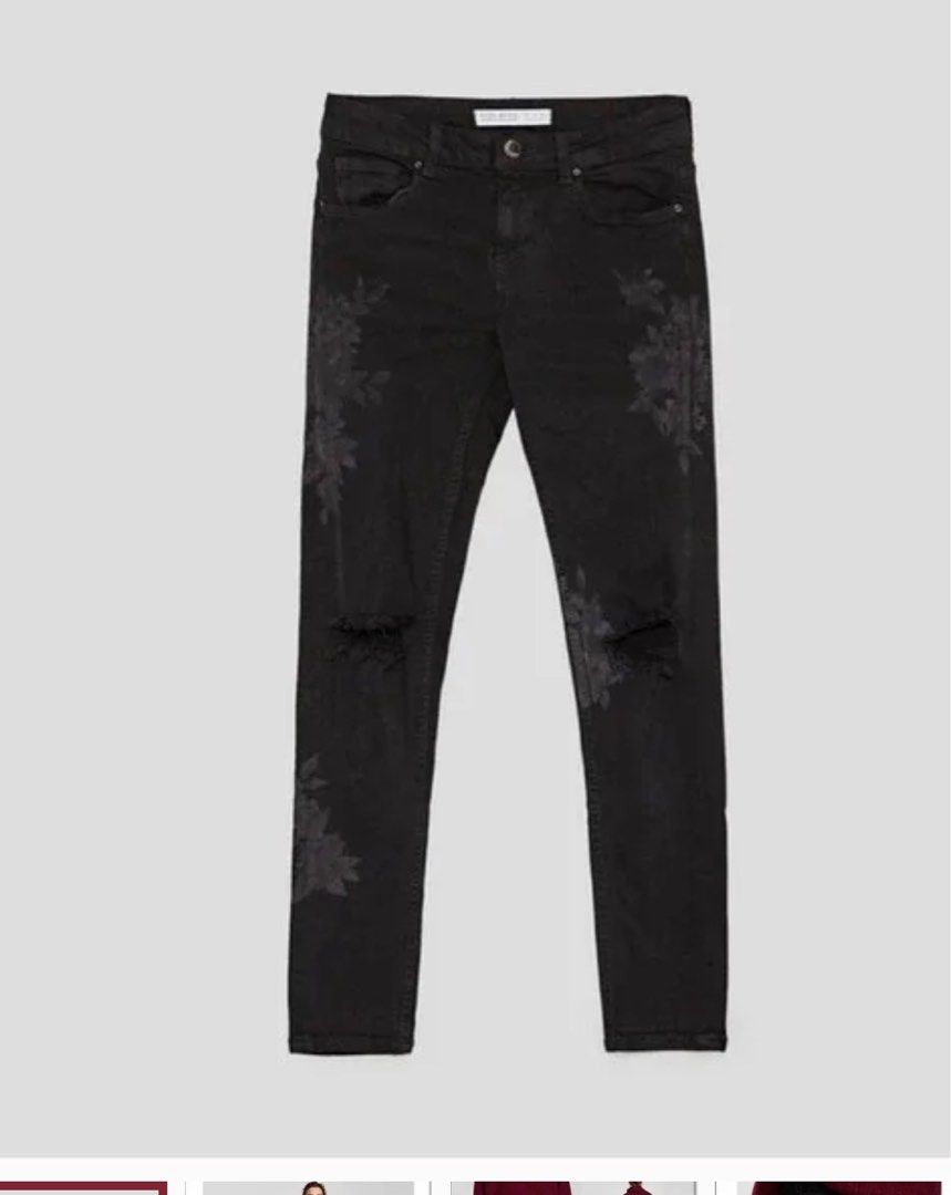 Zara Skinny Jeans (Category: Jeans) located in Paranaque City. Submitted by clutter_to_go (Listing ID 1214750610, Image 3). Description: Size is Eur 40 but this is small in size. I am usually size 34-36 and this fits me well. .