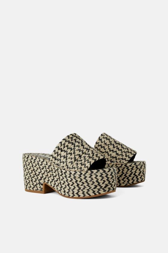 Zara Summer Wedges, Women's Fashion, Footwear, Wedges on Carousell