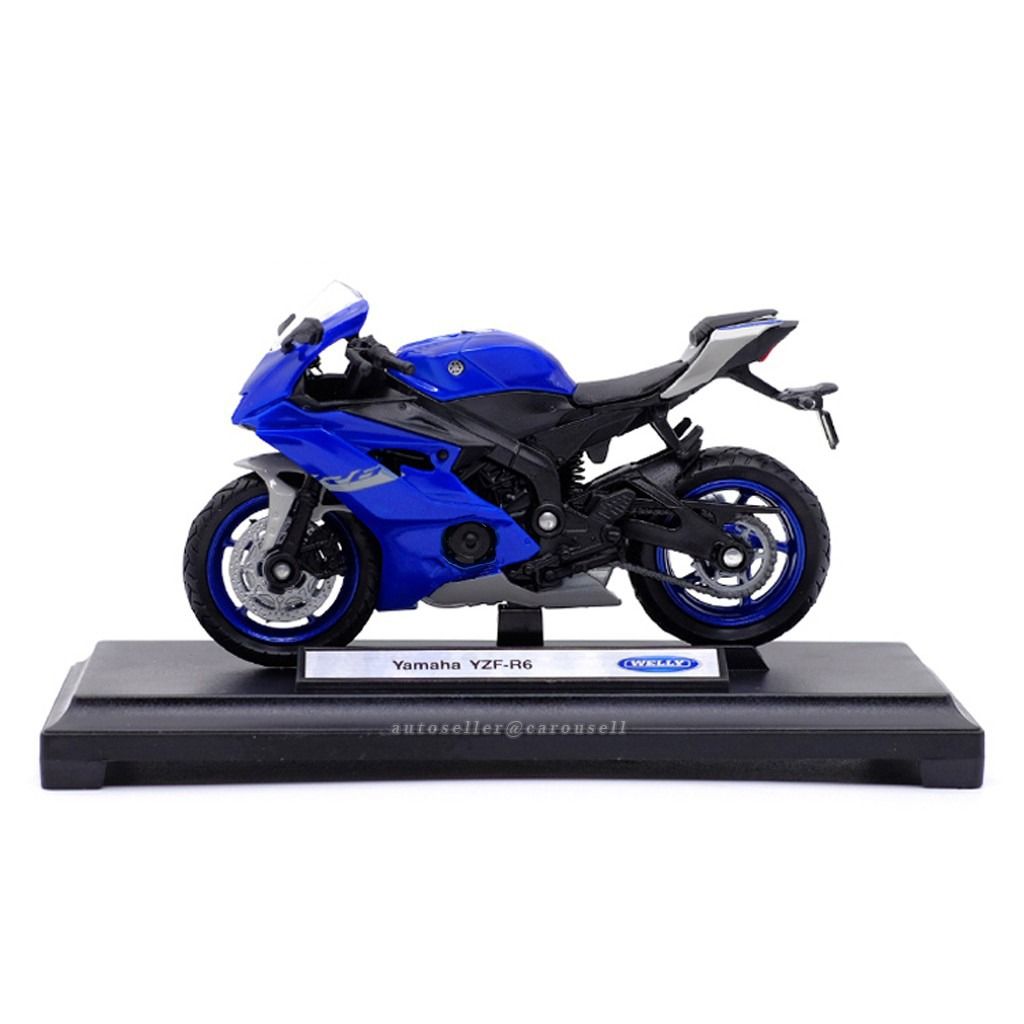 2020 Yamaha YZF R6 1 18 Diecast Metal Motorcycle Hobbies Toys