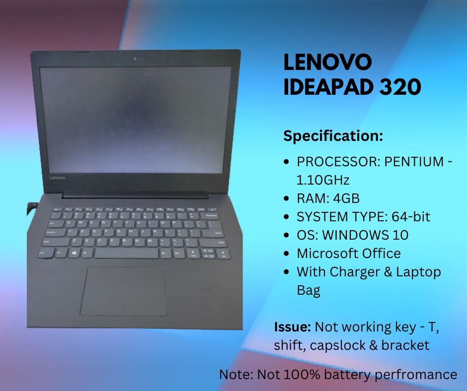 2nd Hand Laptop Lenovo & Asus, Computers & Tech, Laptops & Notebooks on  Carousell