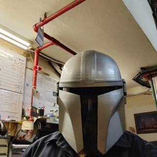 3d printed "mandalorian" din jarin helmet