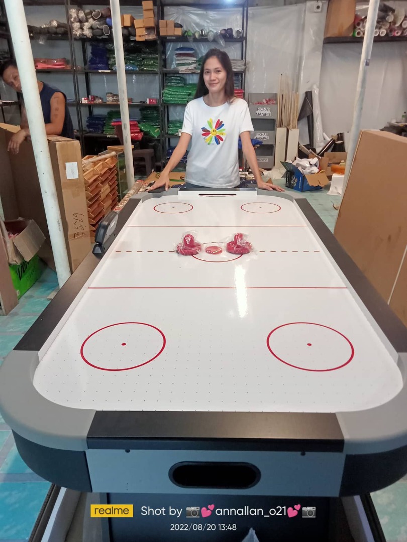 3x6ft. air hockey table with accessories on Carousell
