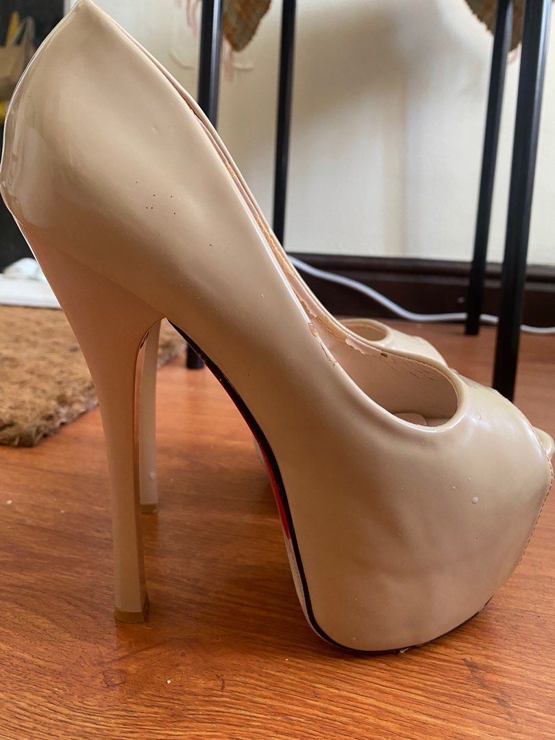 6 inch nude heels hot sale