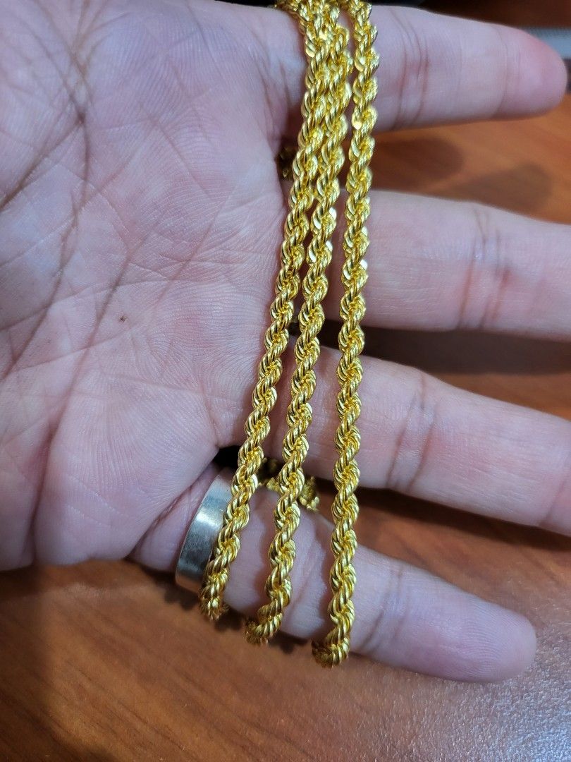 Cheapest real outlet gold chains