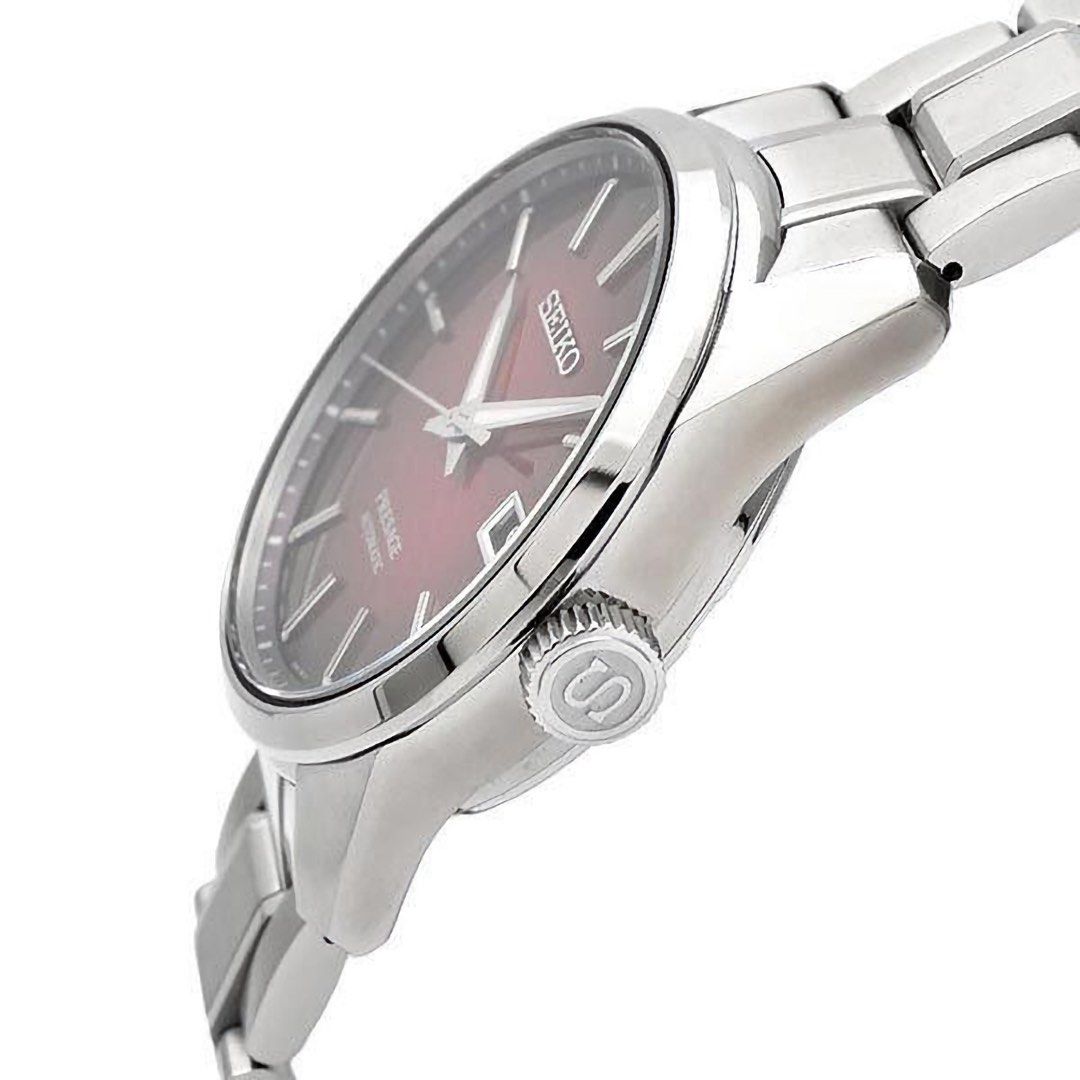 現貨觀塘門市SEIKO Presage Sharp Edged SPB227J1 Automatic Red Dial