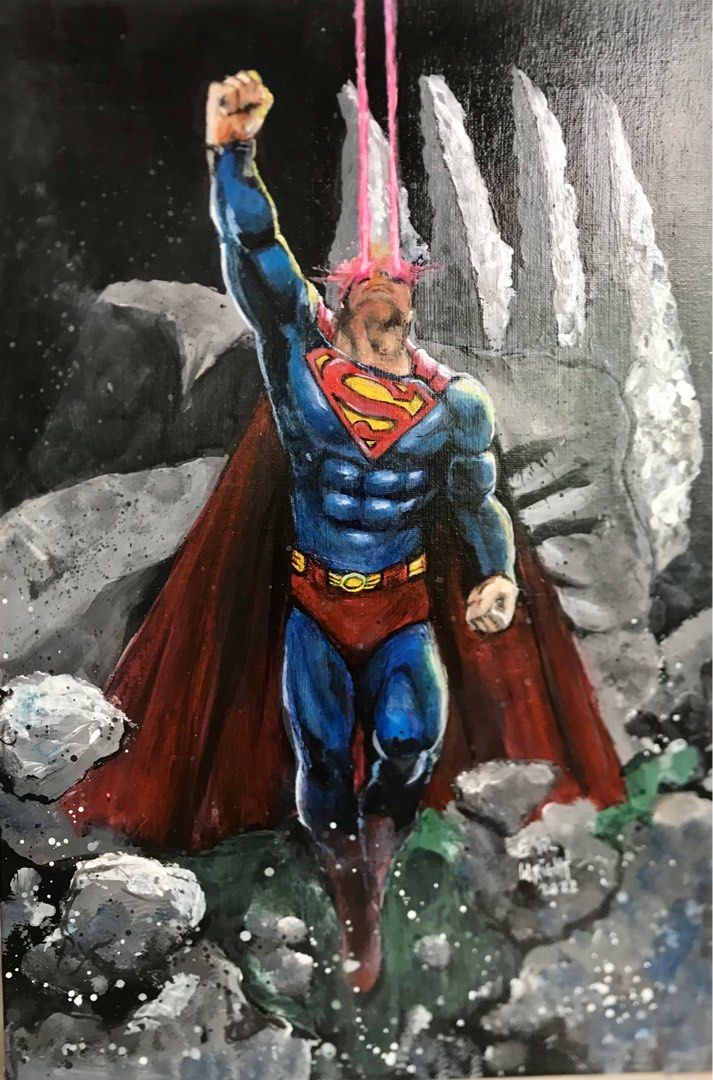 Accepting Art Commission work (Category: Art & Prints) located in Manila. Submitted by 888ejwright (Listing ID 1215024526, Image 3). Description: Here are some of my sold art pieces. I love painting DC and Marvel superheroes. Acrylic or oil paint on canvas. Timeline 2 weeks the most or depending on size of canvas..