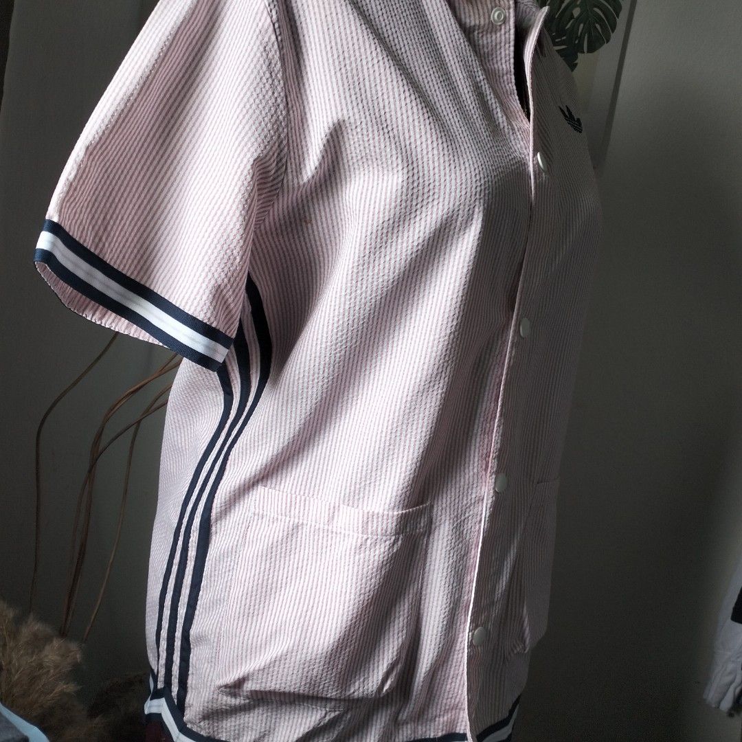 Adidas seersucker hot sale shooting shirt