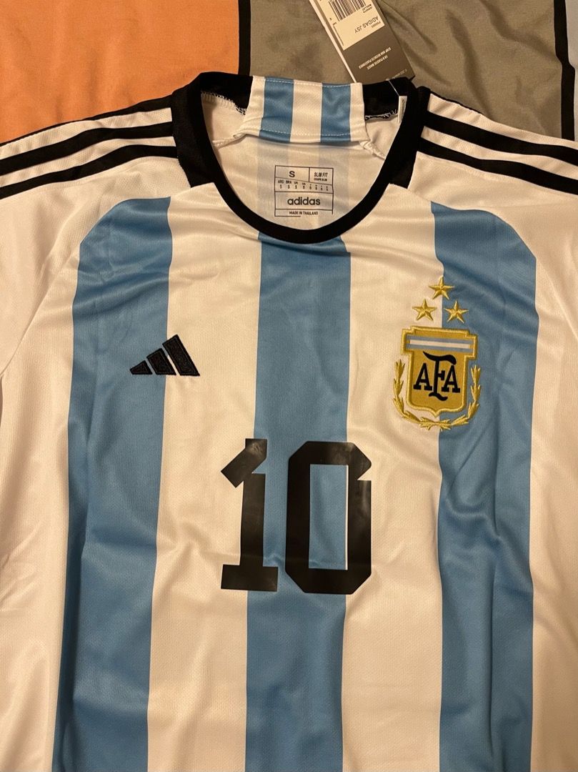 Agentina Messi World Cup Jersey, Men's Fashion, Activewear on Carousell
