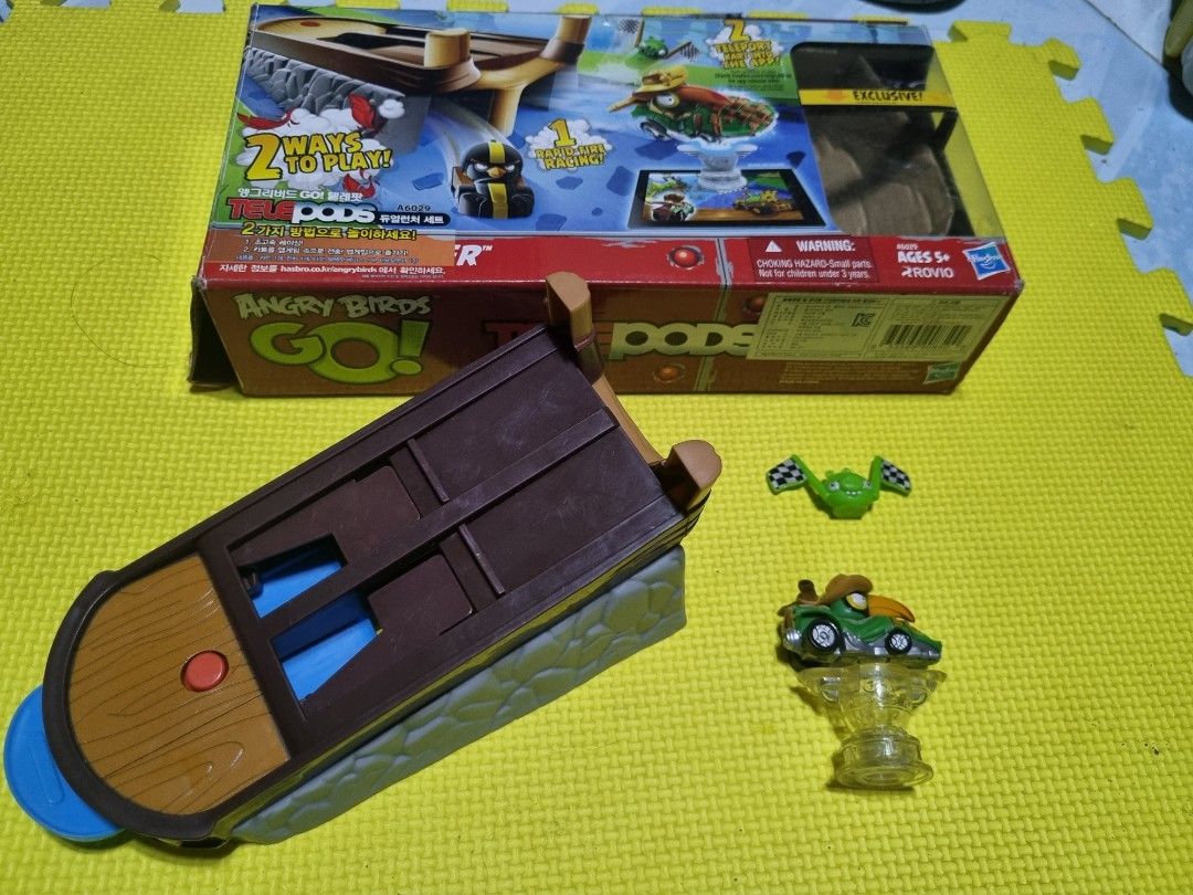Angry Birds Go Dual Launcher (Category: Action & Battle Toys) located in Silang. Submitted by samflores2k4t7 (Listing ID 1215054261, Image 1). Description: For sale Angry Birds Go Dual Launcher 2013 Rovio Hasbro Includes 1 cart, launcher, target, & telepods base.
