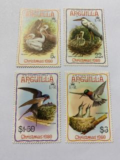 Anguilla stamp 1980 birds mnh