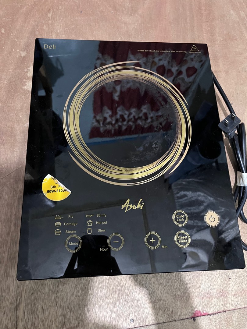 ASAHI INDUCTION COOKER 2100watts, TV & Home Appliances, Kitchen