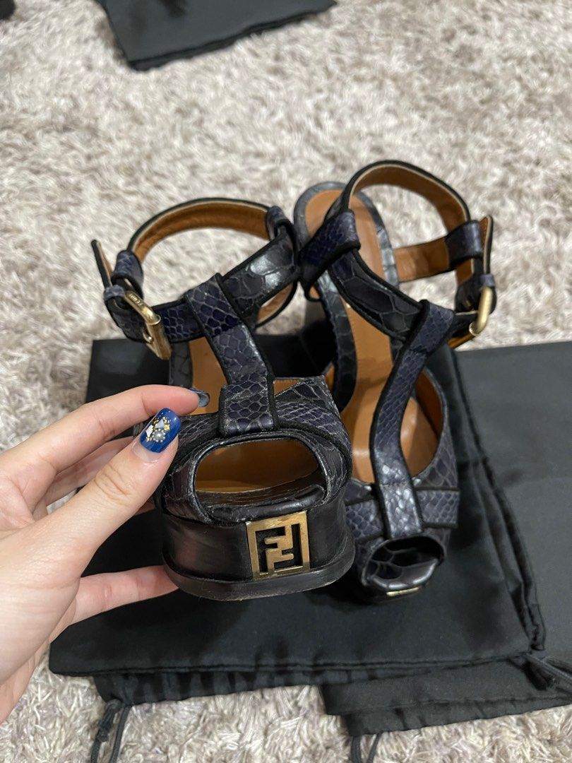 Authentic Fendi Heels, Luxury, Sneakers & Footwear on Carousell