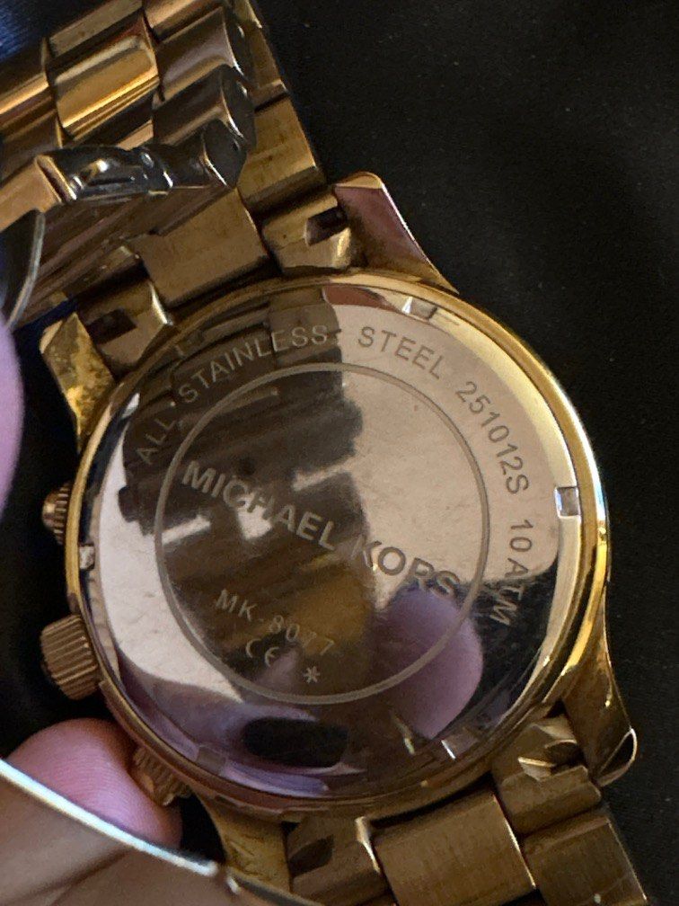 All gold mk clearance watch