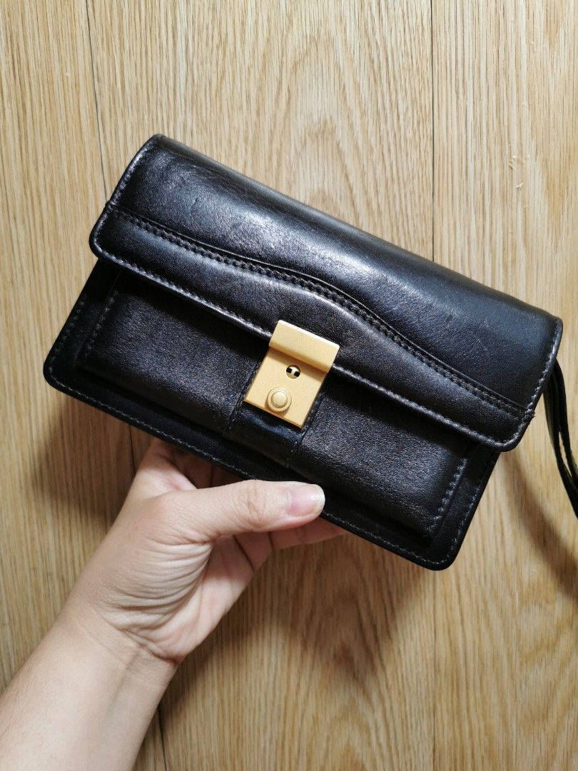 Authentic Vintage oleg cassini men s belt bag clutch Luxury