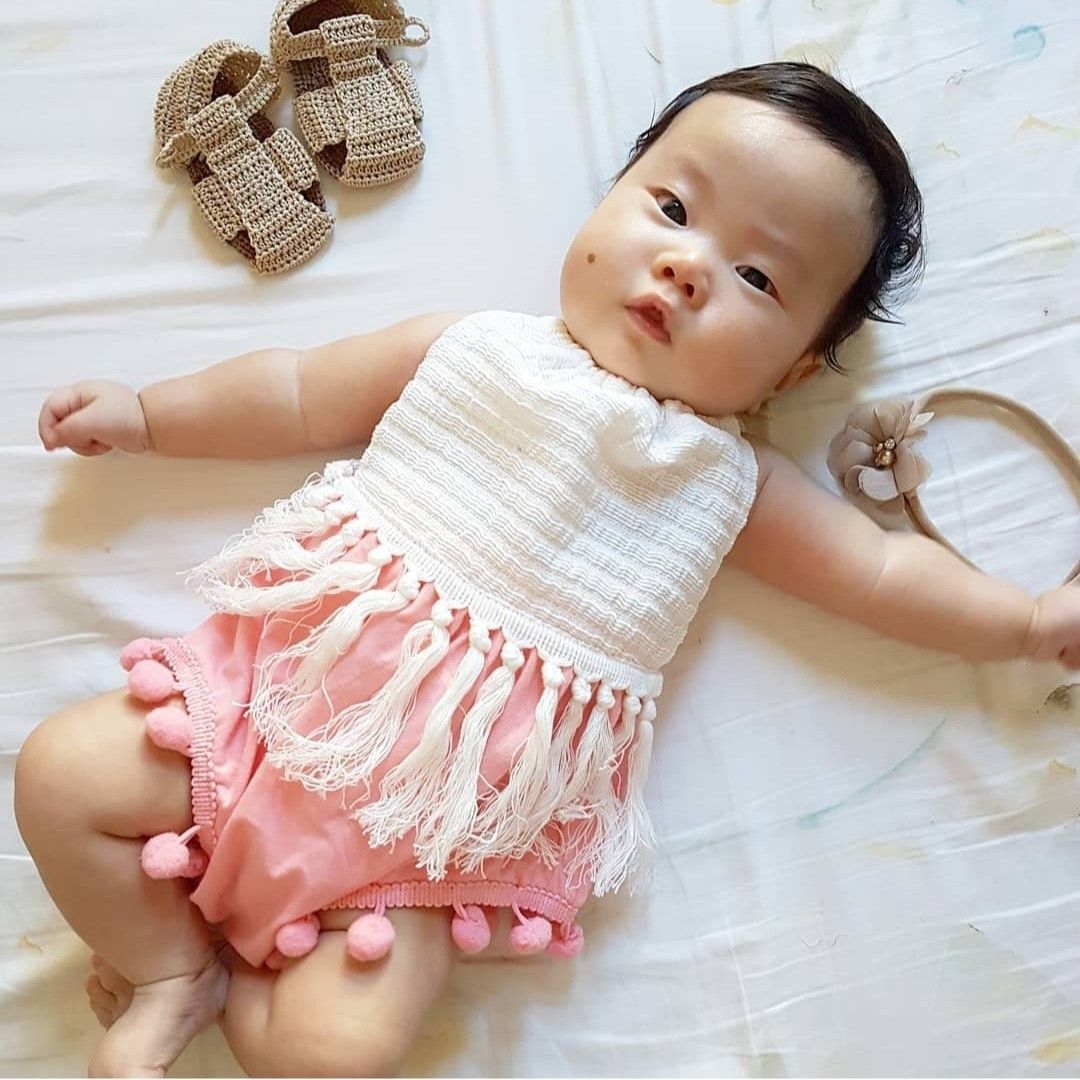 Bohemian attire 2025 for baby girl