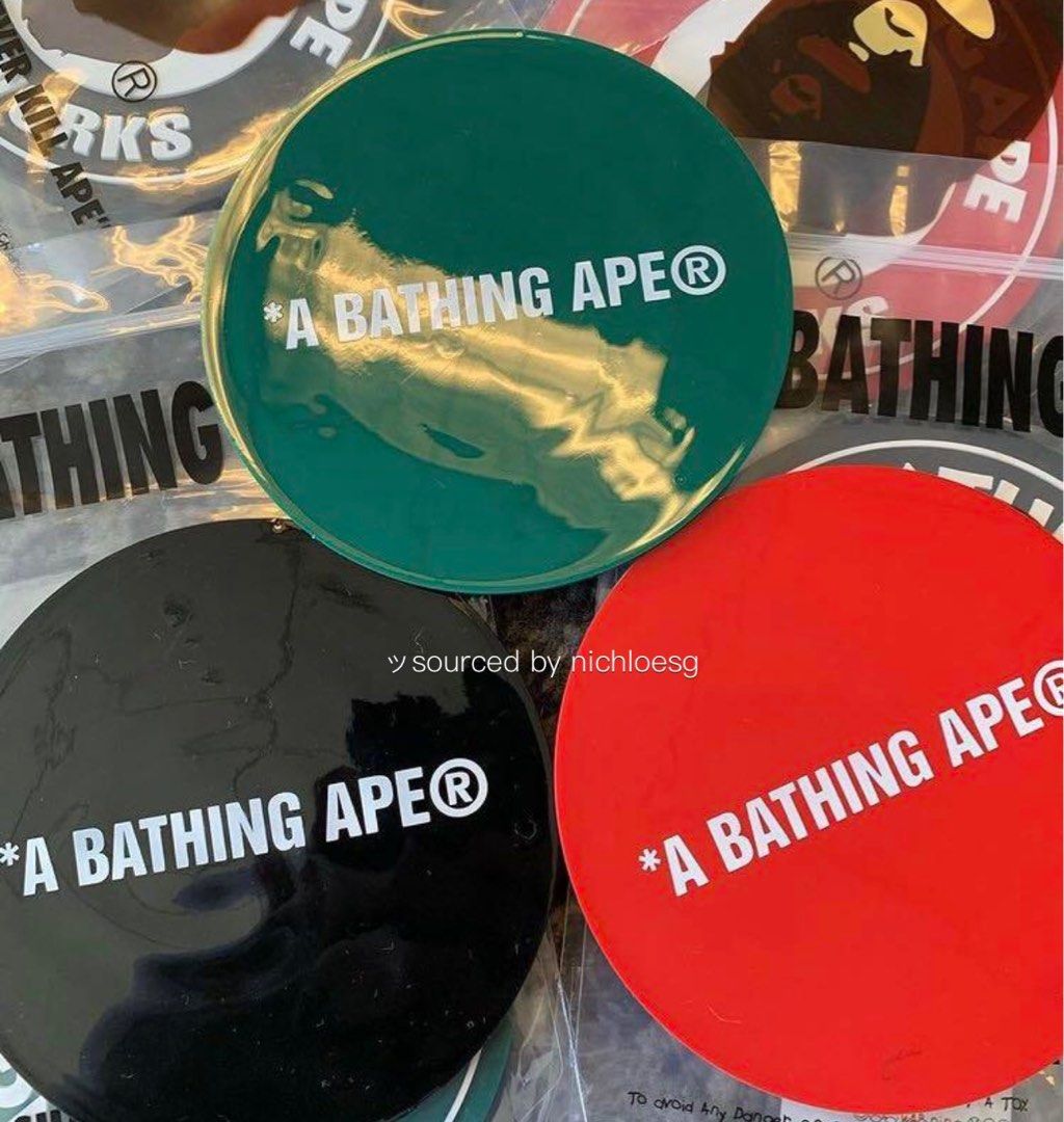 BAPE BUSY WORKS RUBBER COASTER