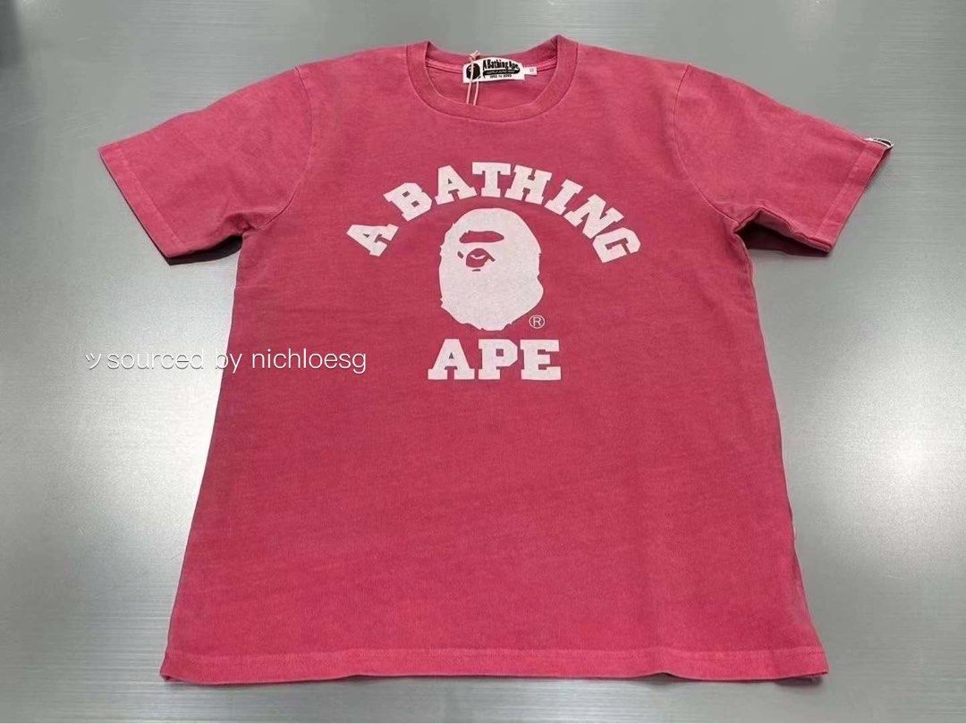BAPE OVERDYE COLLEGE TEE, Women