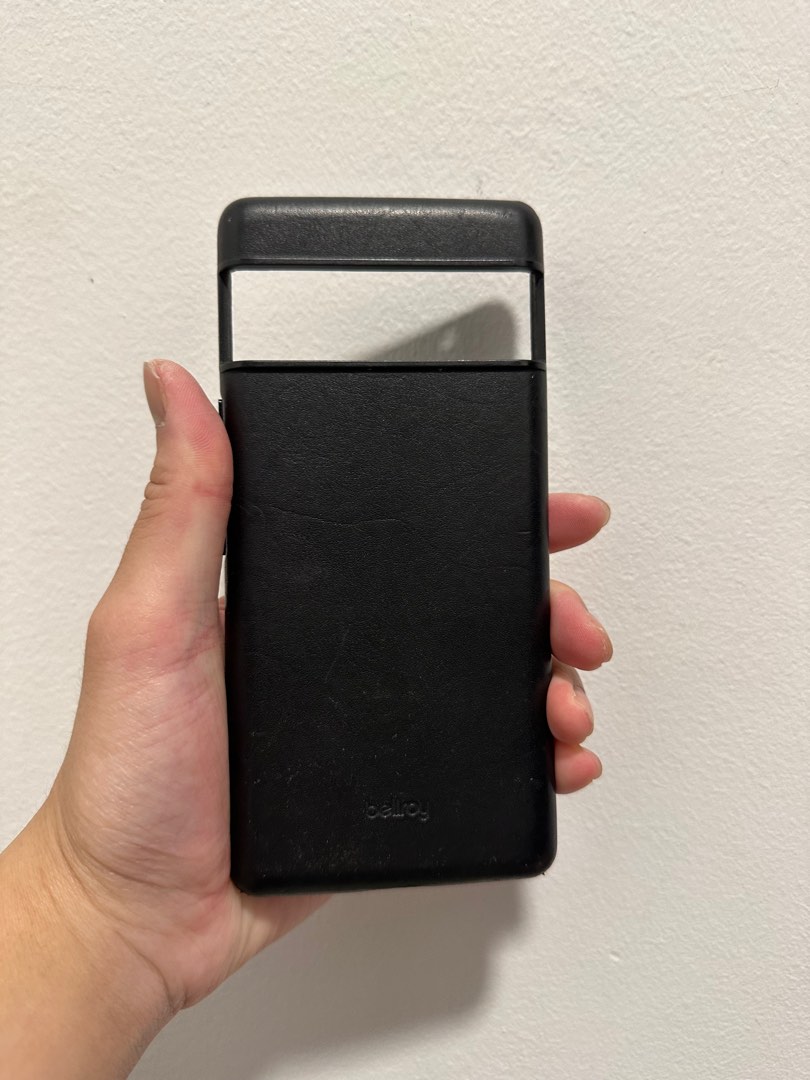 Bellroy Leather Case voor Pixel 10 en Pixel 10 Pro - (Lederen Google Telefoonhoes) - Color - Black