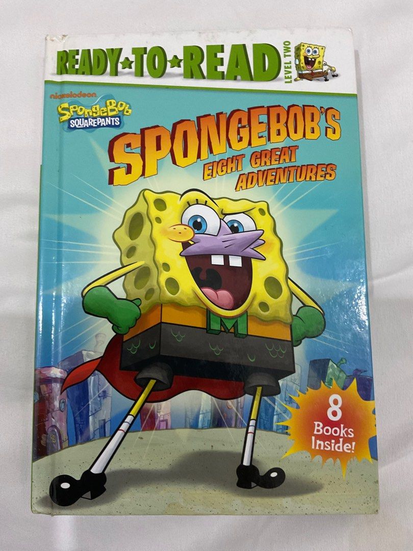 book spongebob squarepants 8 great adventures childrens 8 in 1