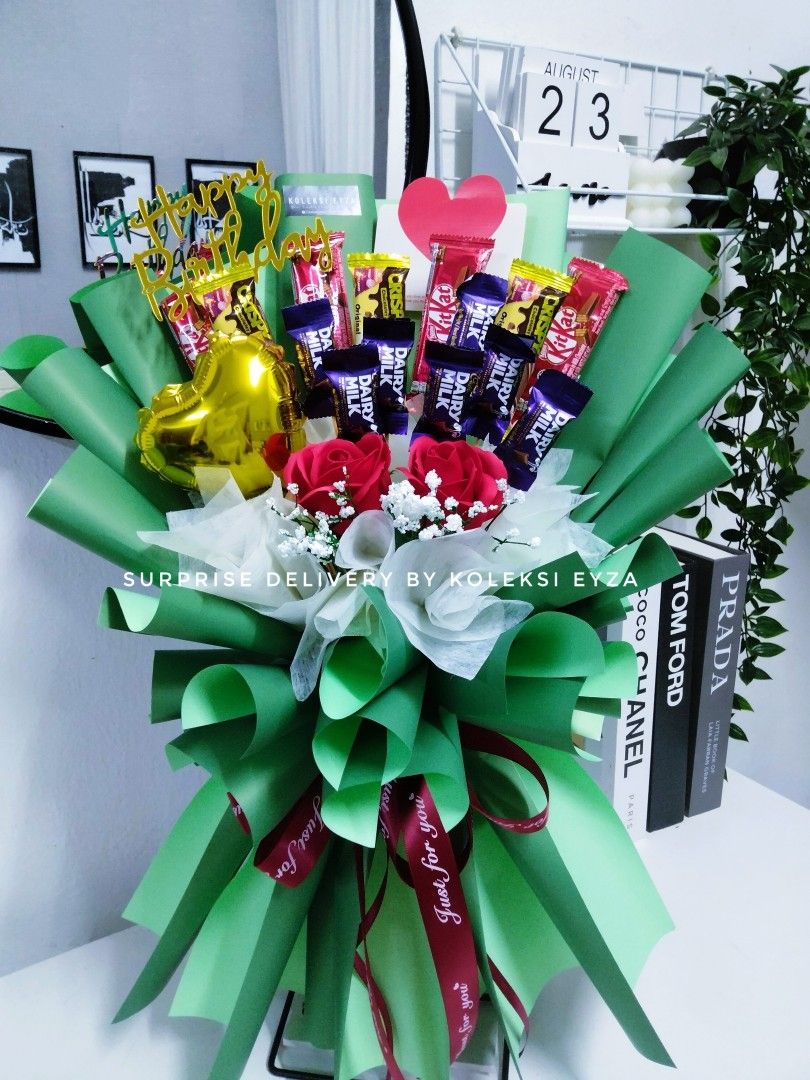 Bouquet coklat murah/ bouquet coklat / bouquet jimat / bouquet birthday /  bouquet / bouquet surprise