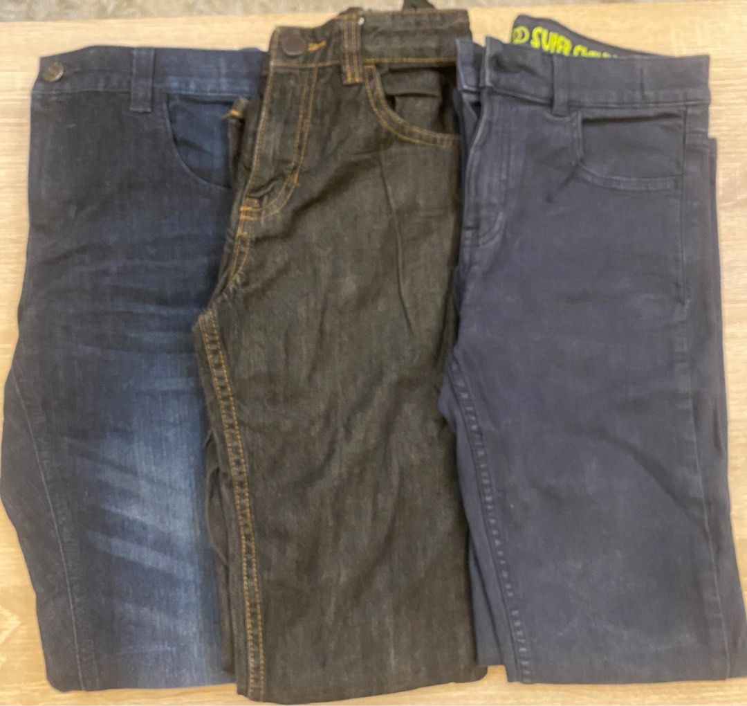 Branded assorted bundle pants ( 3 in 1 ) (Category: Babies & Kids Fashion) located in Cainta. Submitted by mavsel (Listing ID 1215069509, Image 1). Description: Bluezoo and Next For boys age 11 yrs old.