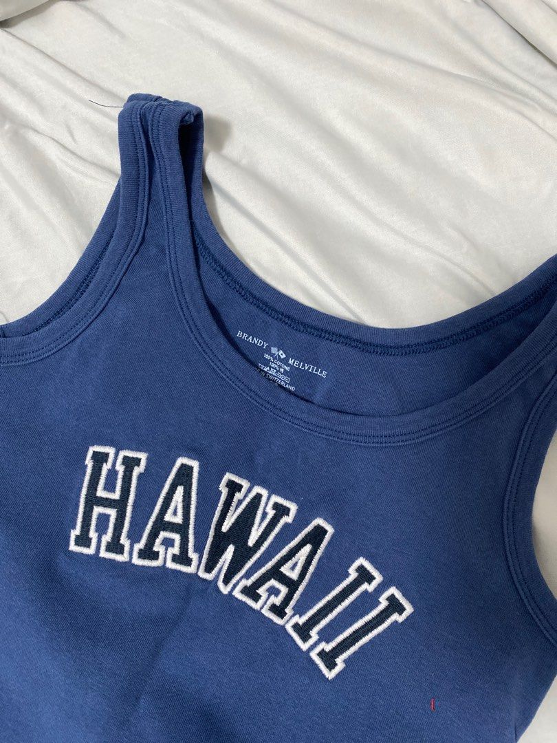 brandy hawaii tank top, Women's Fashion, Tops, Sleeveless on Carousell