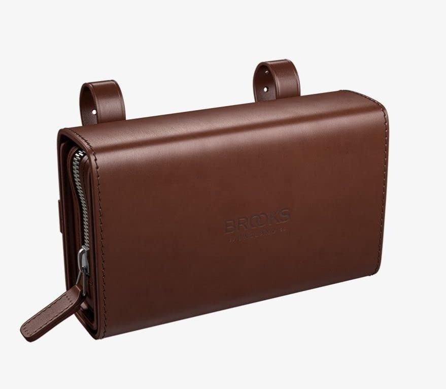 Borsa Da Sella Brooks A Forma Di D – Pelle Pieghevole Per Attrezzi Bici, Made In Italy - Foto 4