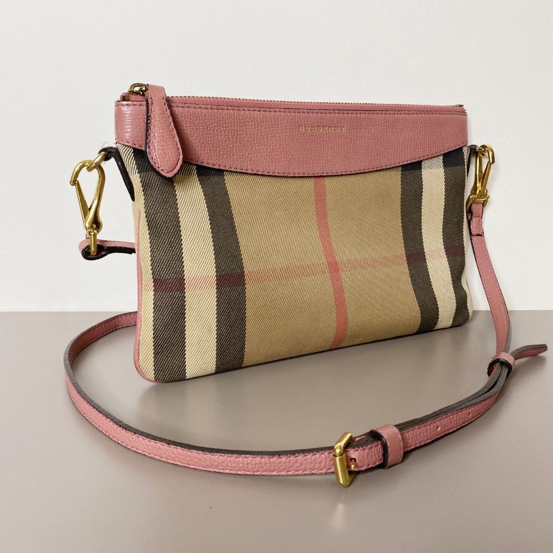 Burberry house check crossbody clutch shop