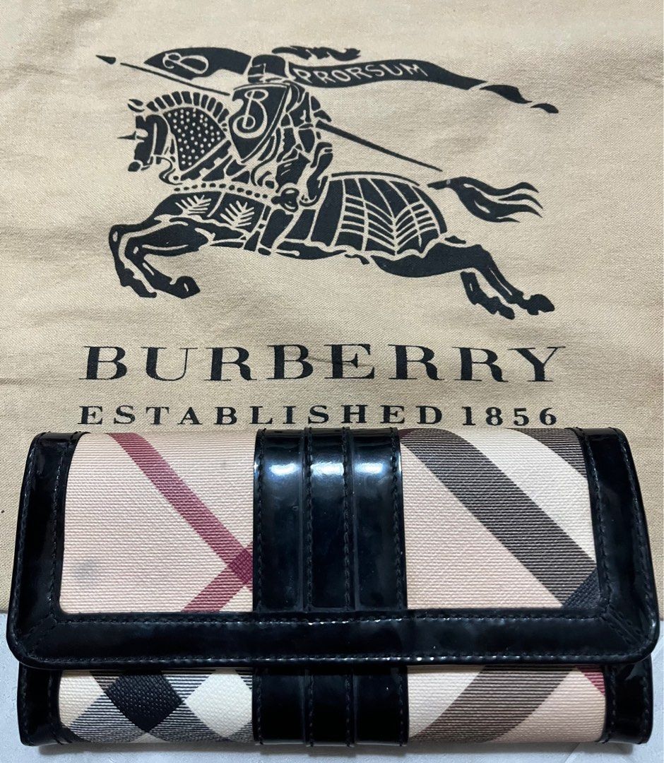 Authentic Burberry Nova Checkered Wallet
