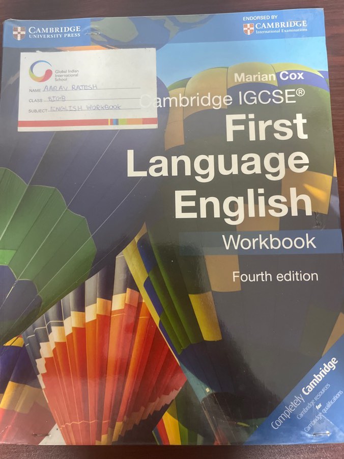 Cambridge IGCSE First Language English Workbook, Hobbies & Toys, Books ...