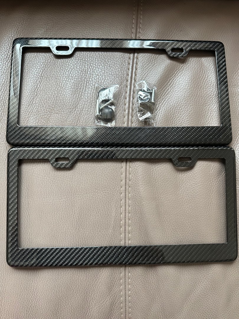 Carbon Fibre Car plate holder (For US car license plate only), Car