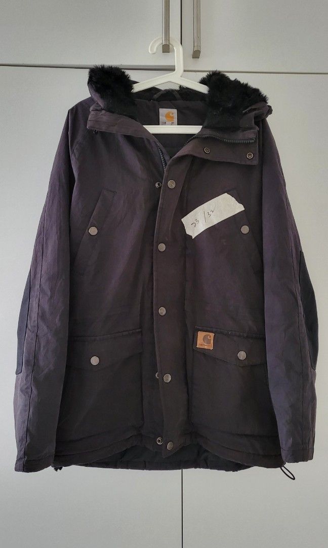 Carhartt WIP Trapper Parka Black Men s Fashion Coats Jackets