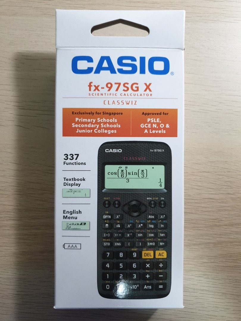 Casio Scientific Calculator fx97SG X, Hobbies & Toys, Stationery