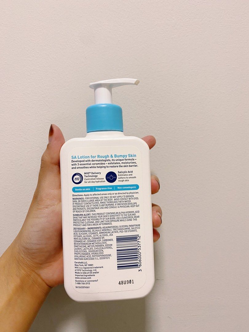CERAVE SALICYLIC ACID BODY LOTION, Beauty & Personal Care, Bath & Body