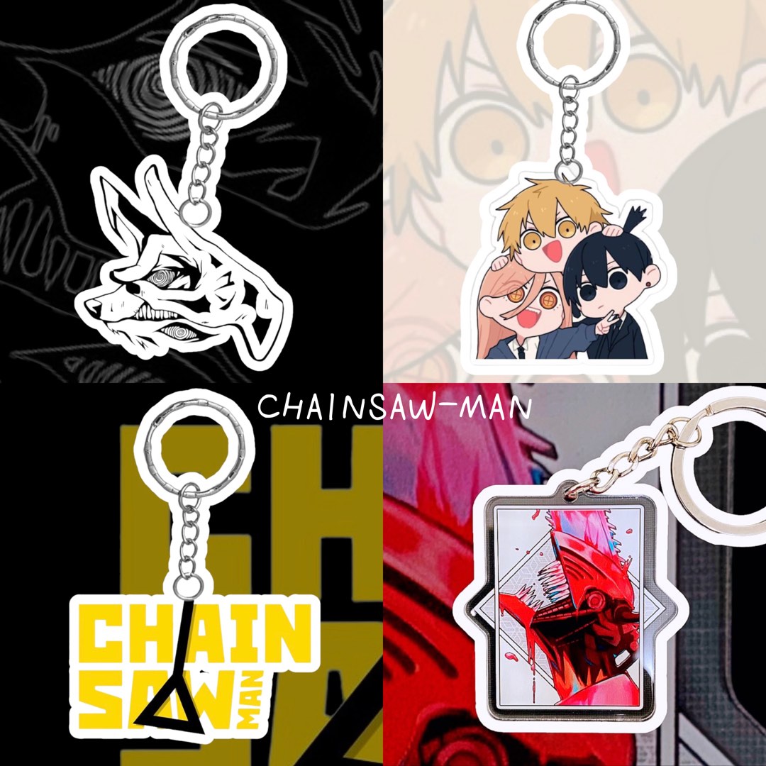 CHAINSAW MAN KEYCHAIN ACRYLIC/ ANIMATION CHAINSAW MAN KEYCHAINS