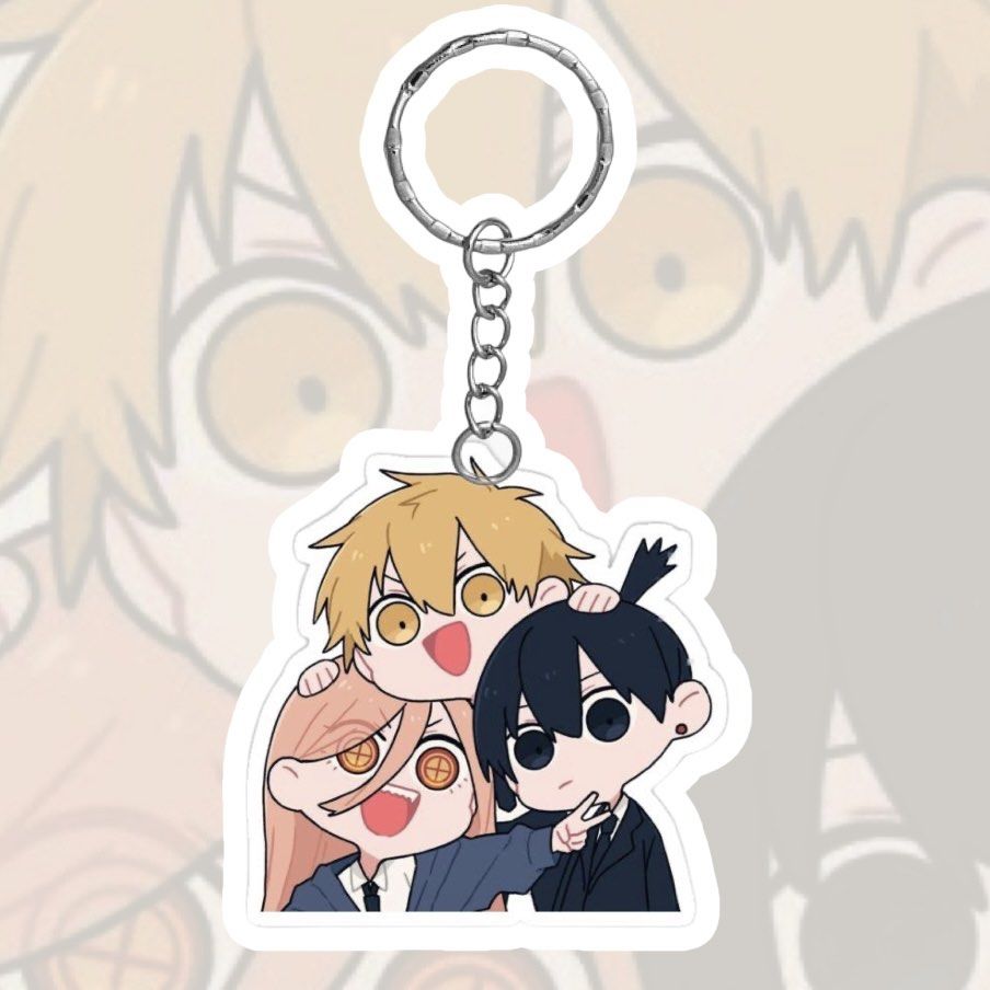 CHAINSAW MAN KEYCHAIN ACRYLIC/ ANIMATION CHAINSAW MAN KEYCHAINS