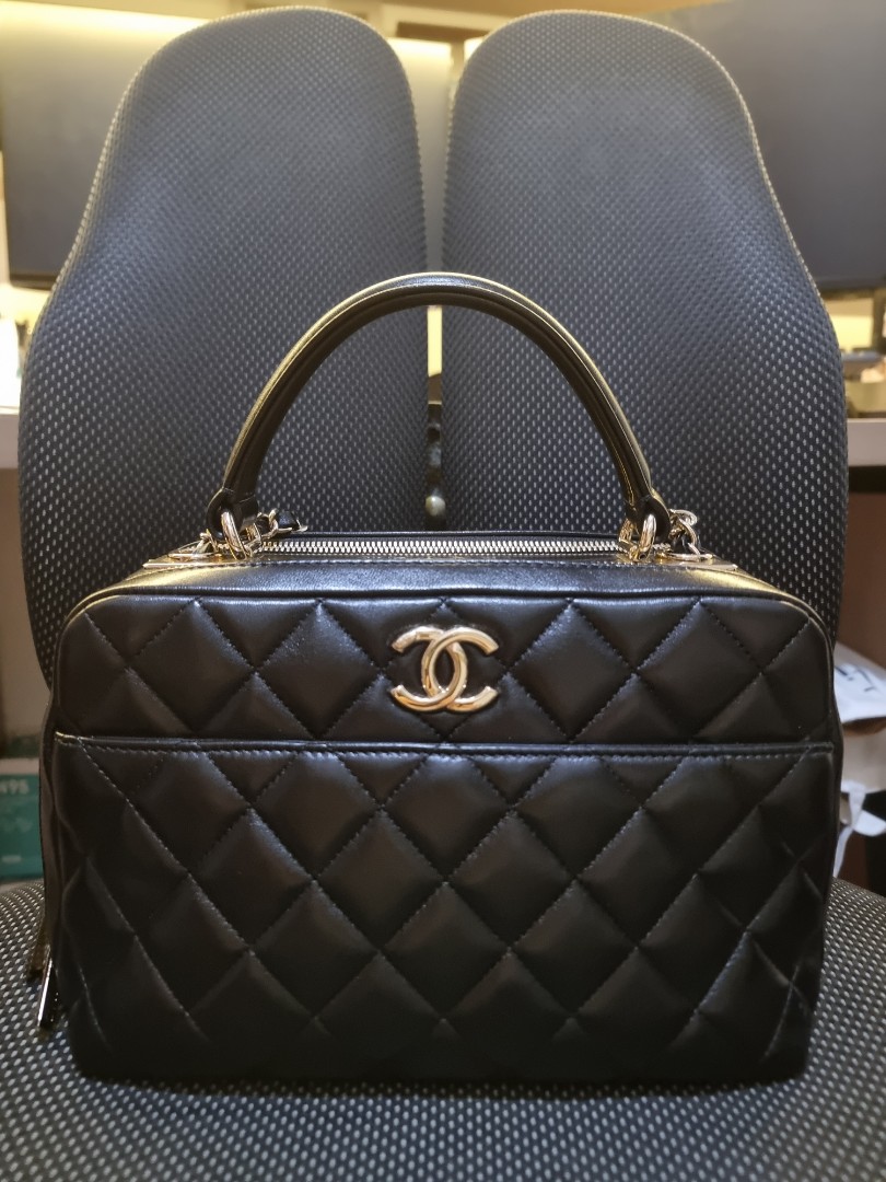 Chanel Bowling Bag like new, Luxury, Bags & Wallets on Carousell